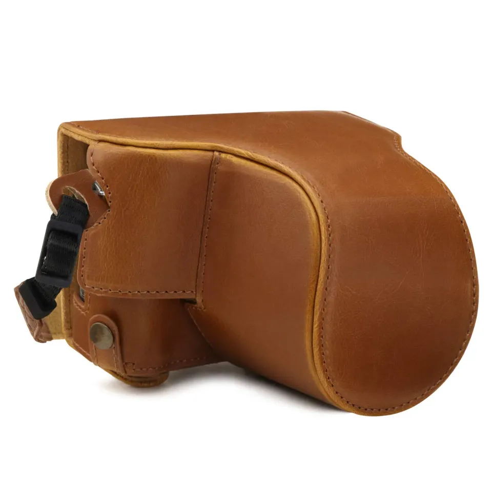MegaGear Ever Ready X-A7 custodia pelle marrone chiaro
