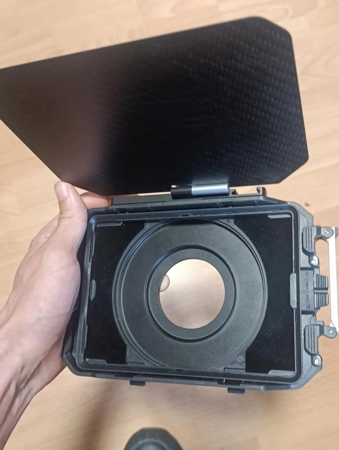K&F Concept Mini Matte Box Paraluce Fibra Carbonio