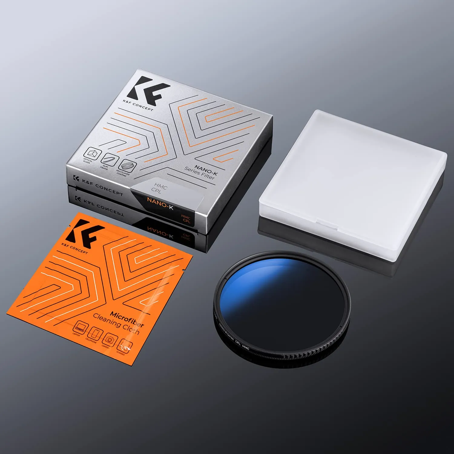 K&F Concept Nano-Klear CPL filtro polarizzatore 82mm