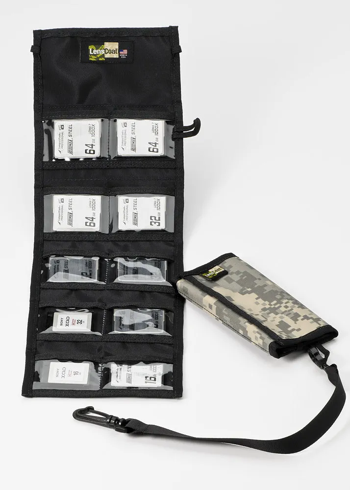 LensCoat Memory Wallet CF10 porta schede nero 10 posti impermeabile
