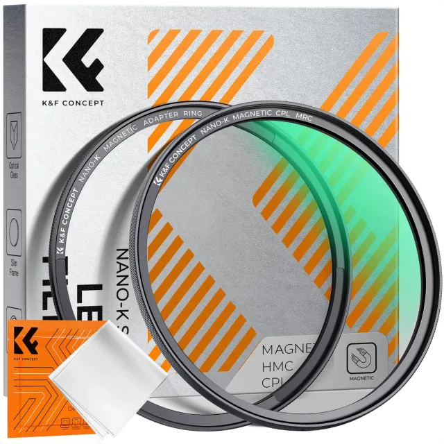 K&F Concept Nano-Klear Filtro CPL Magnetico 67mm