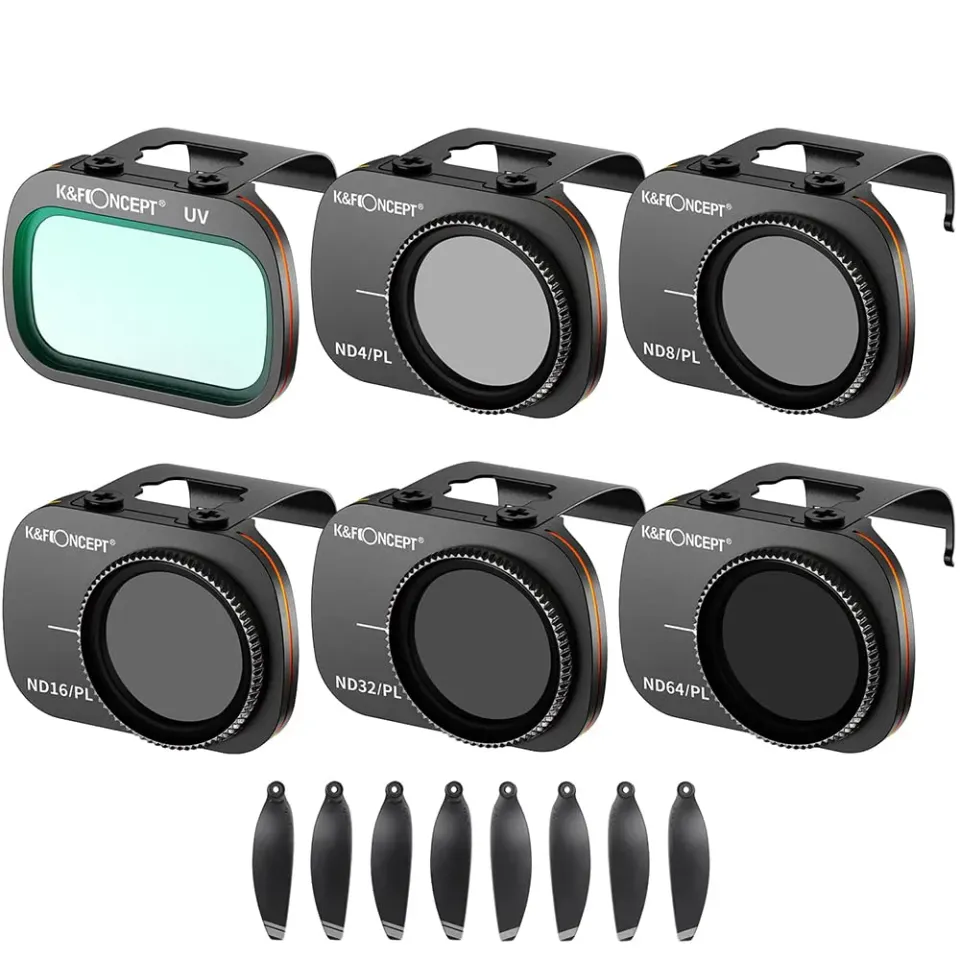 K&F Concept Bright Day Kit filtri ND-PL DJI Mini 6 pezzi+eliche