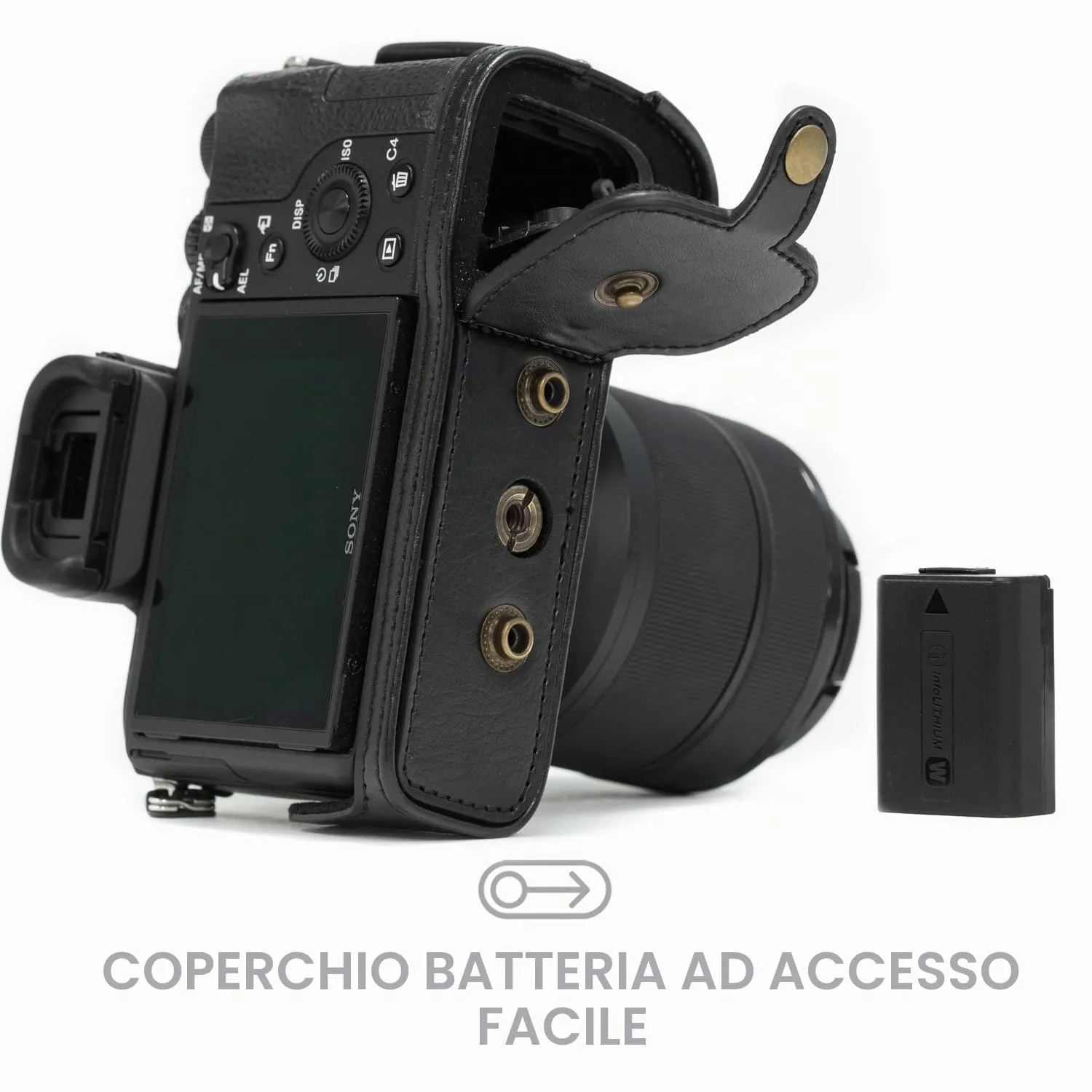 MegaGear Ever Ready MG1120 custodia fotocamera nero accesso batteria