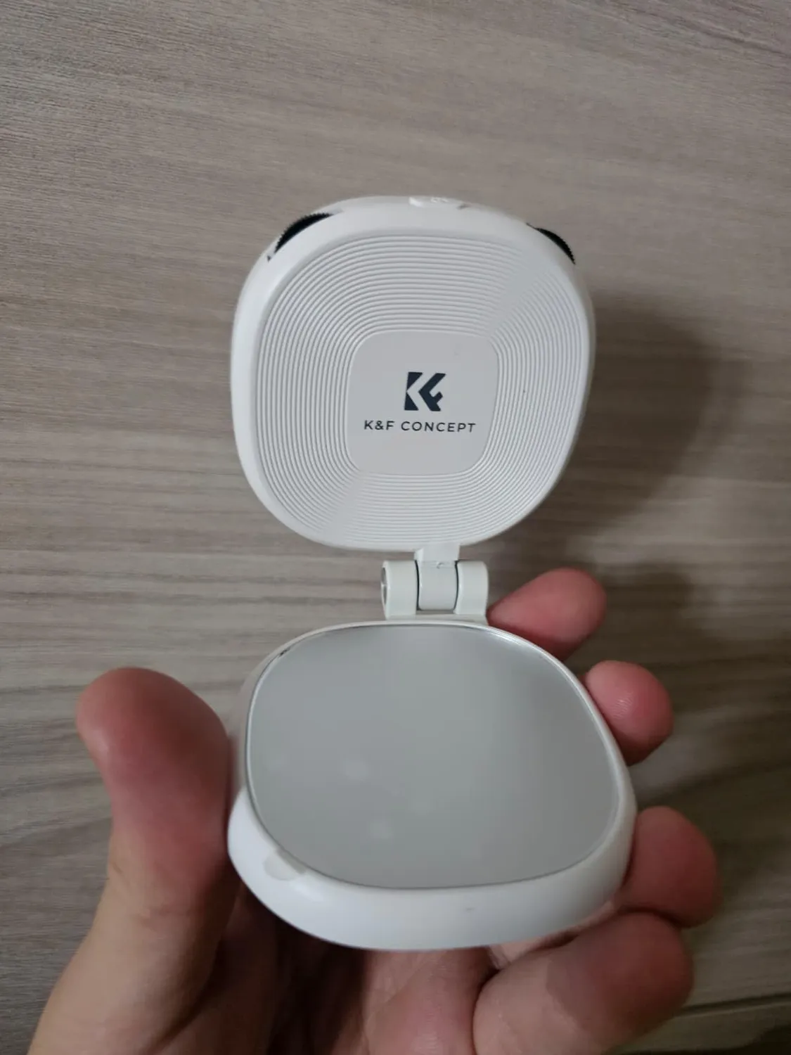 K&F Concept luce selfie magnetica con specchio nera 900 mAh