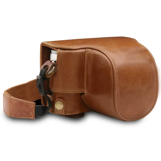 MegaGear Ever Ready Custodia Fotocamera Leica D-Lux 7 8 Marrone