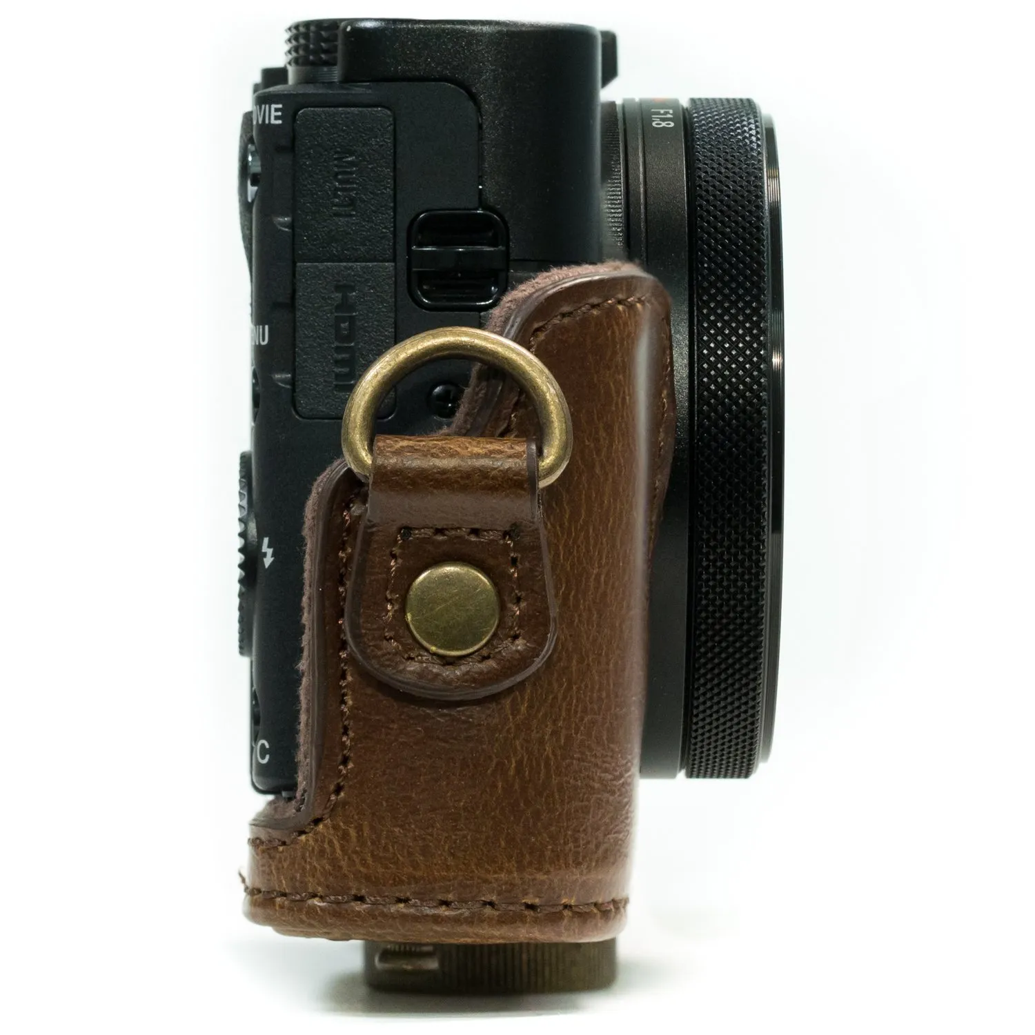 MegaGear MG600 custodia fotocamera Sony WX500 marrone scuro