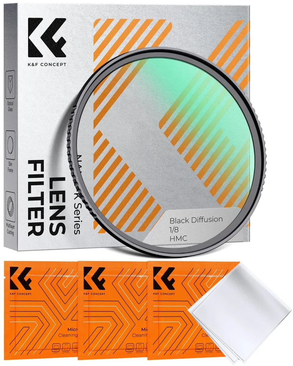 K&F Concept Nano-Klear Black Diffusion 1/8 Filtro 67mm
