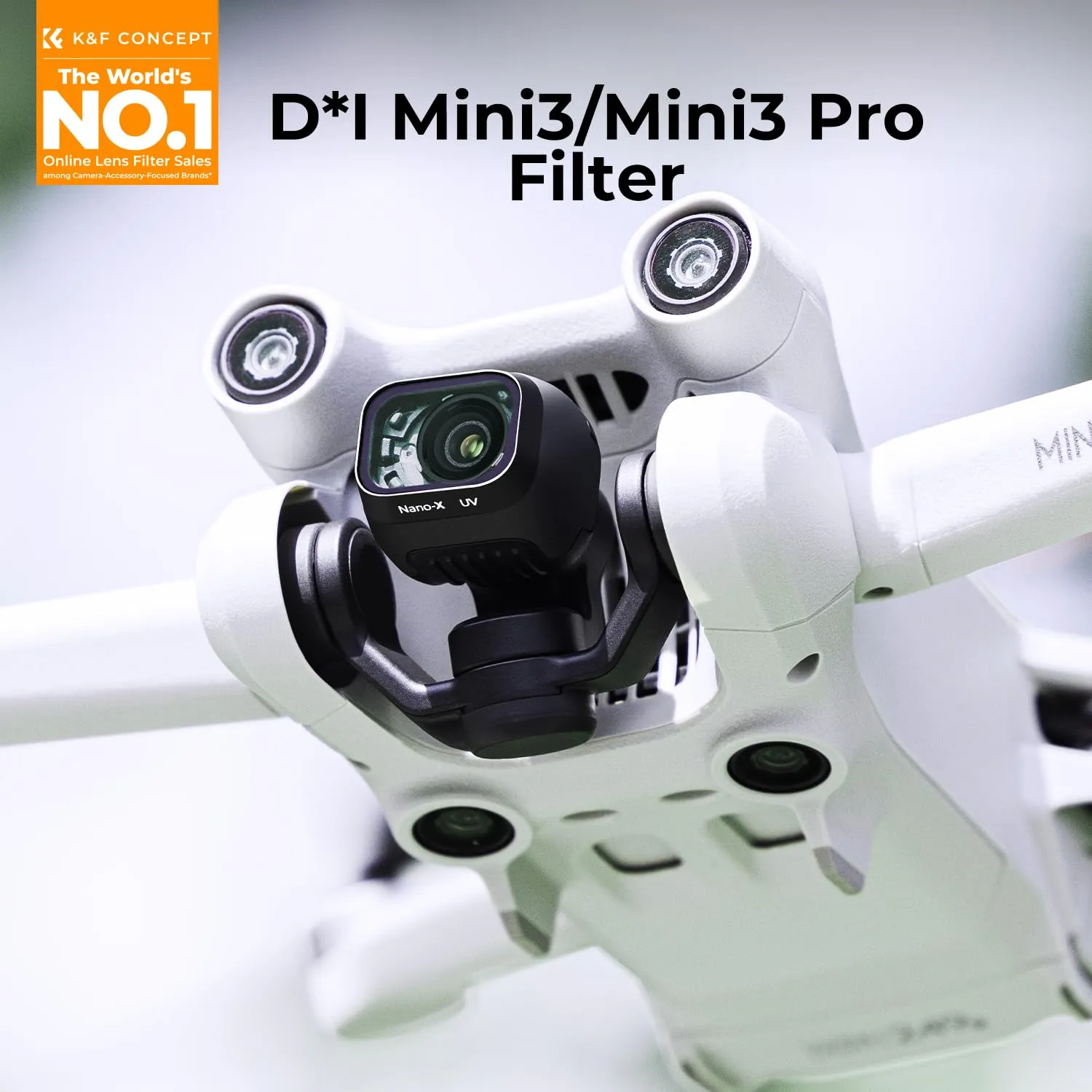 K&F Concept Mini 3 Pro filtro UV drone leggero
