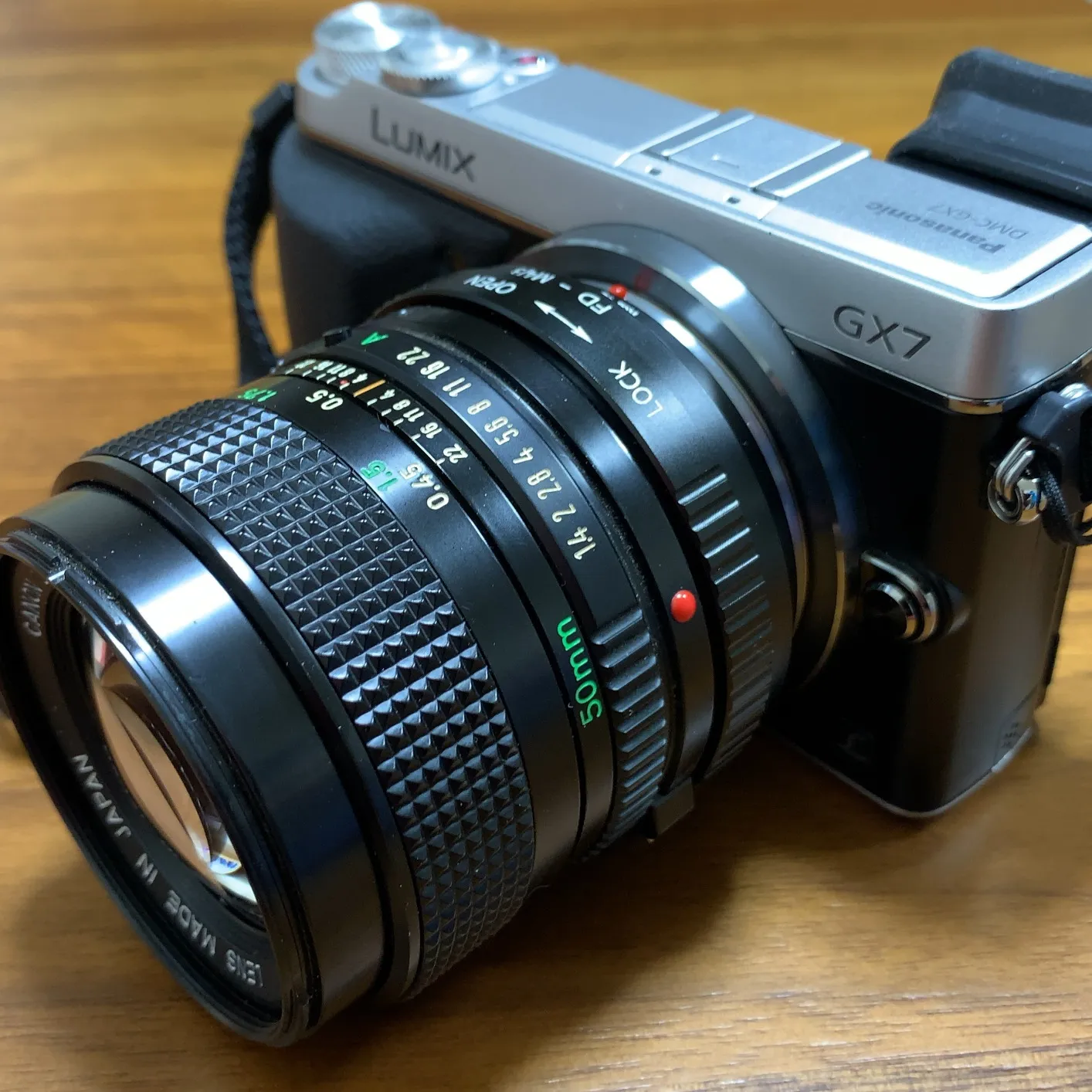 K&F Concept adattatore Canon FD-Micro 4/3 manuale