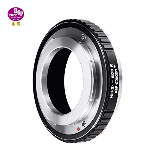K&F Concept adattatore NIK(S)-EOS R manuale nero opaco