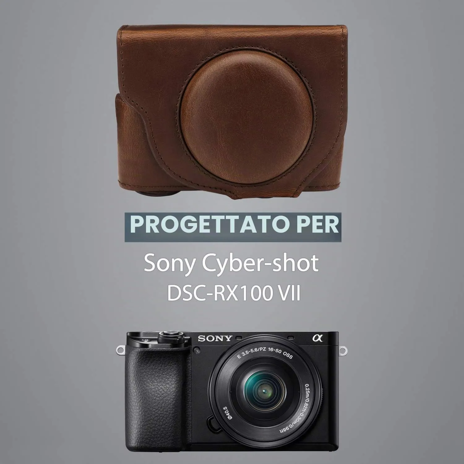 MegaGear MG1731 Ever Ready Custodia RX100 VII Marrone