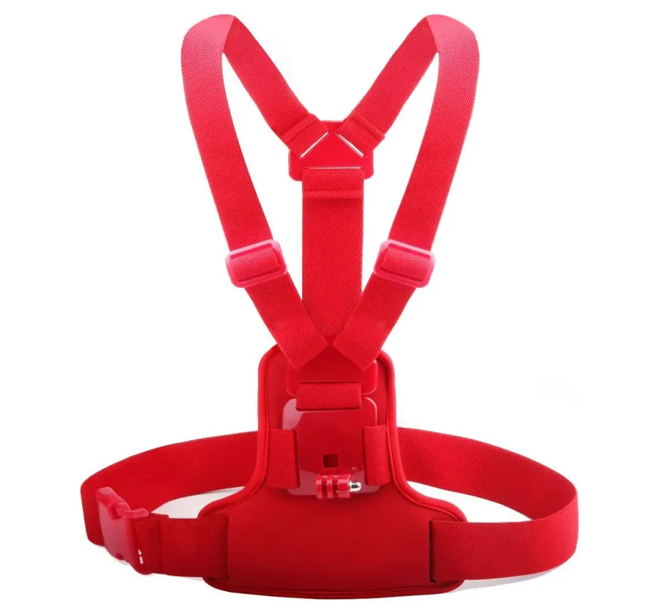 MegaGear GoPro fascia toracica pettorina sport rossa