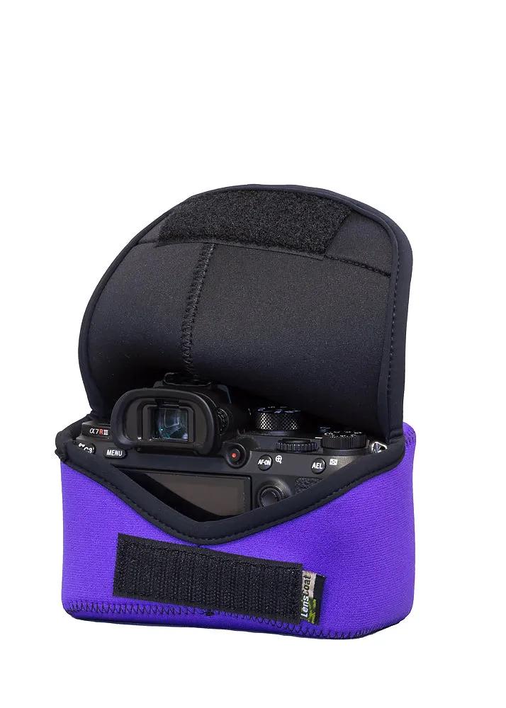 LensCoat BodyBag M custodia mirrorless nera in neoprene