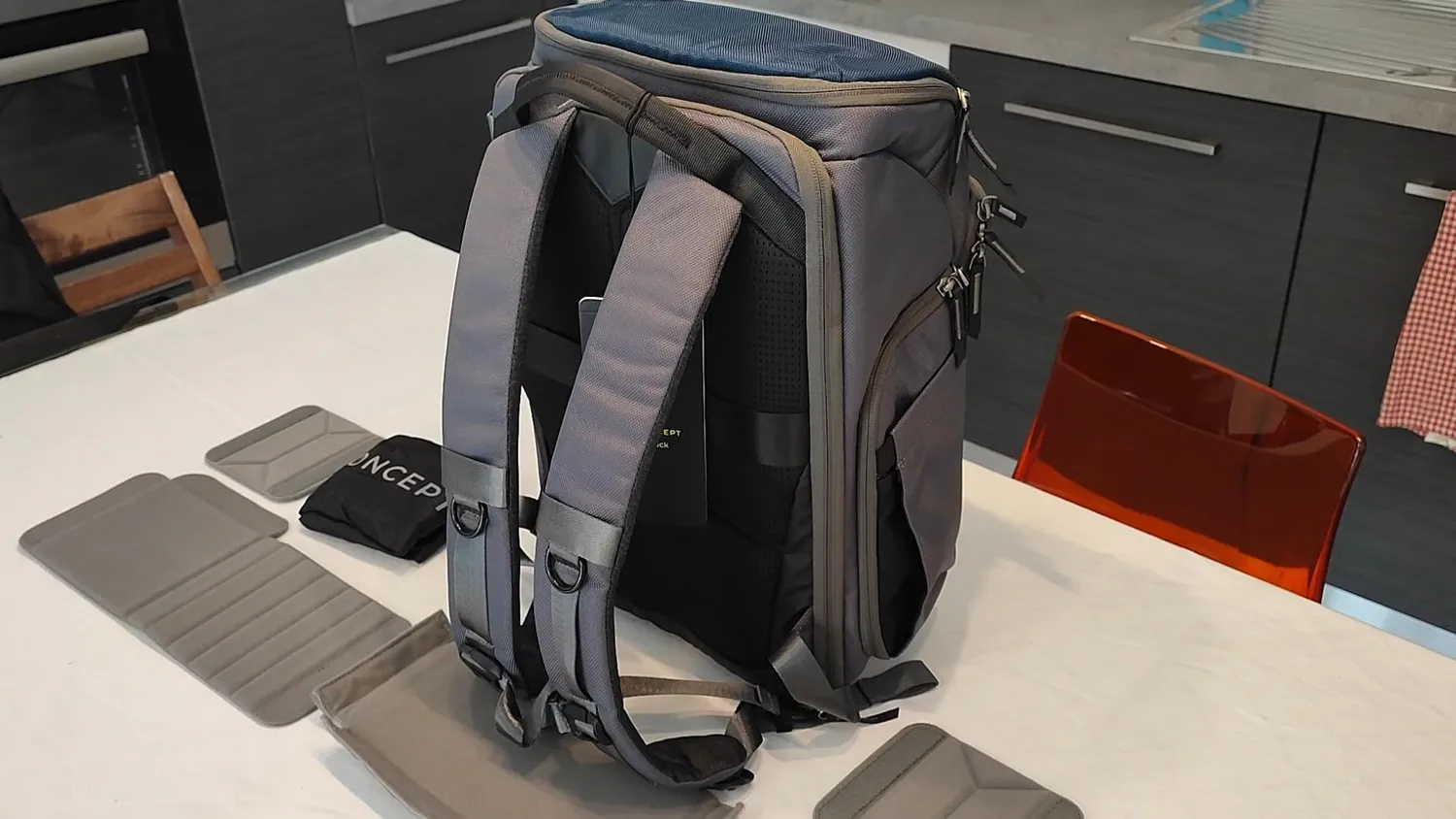 K&F Concept zaino fotografico 25L grigio impermeabile