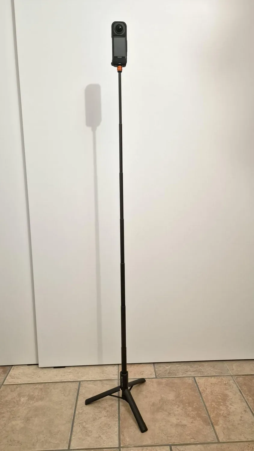 K&F Concept Bastone Selfie Invisibile 120cm con Treppiede Alluminio