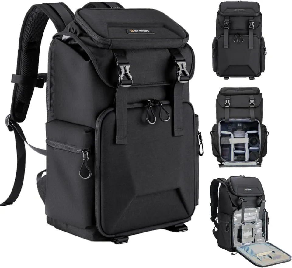 K&F Concept Zaino Fotocamera Nero 25L