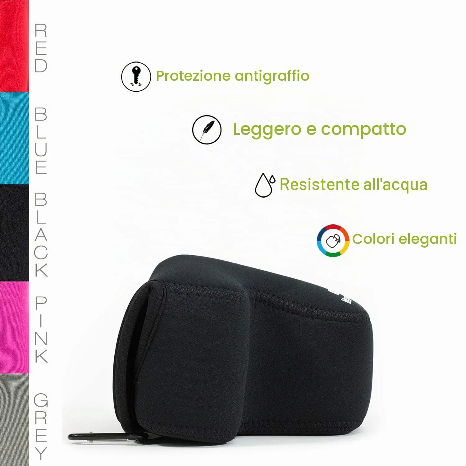 MegaGear MG865 Fujifilm X-T3 custodia neoprene nera