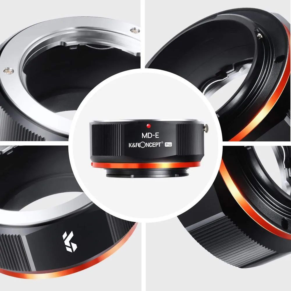 K&F Concept MD-NEX adattatore Minolta MD-Sony E manuale