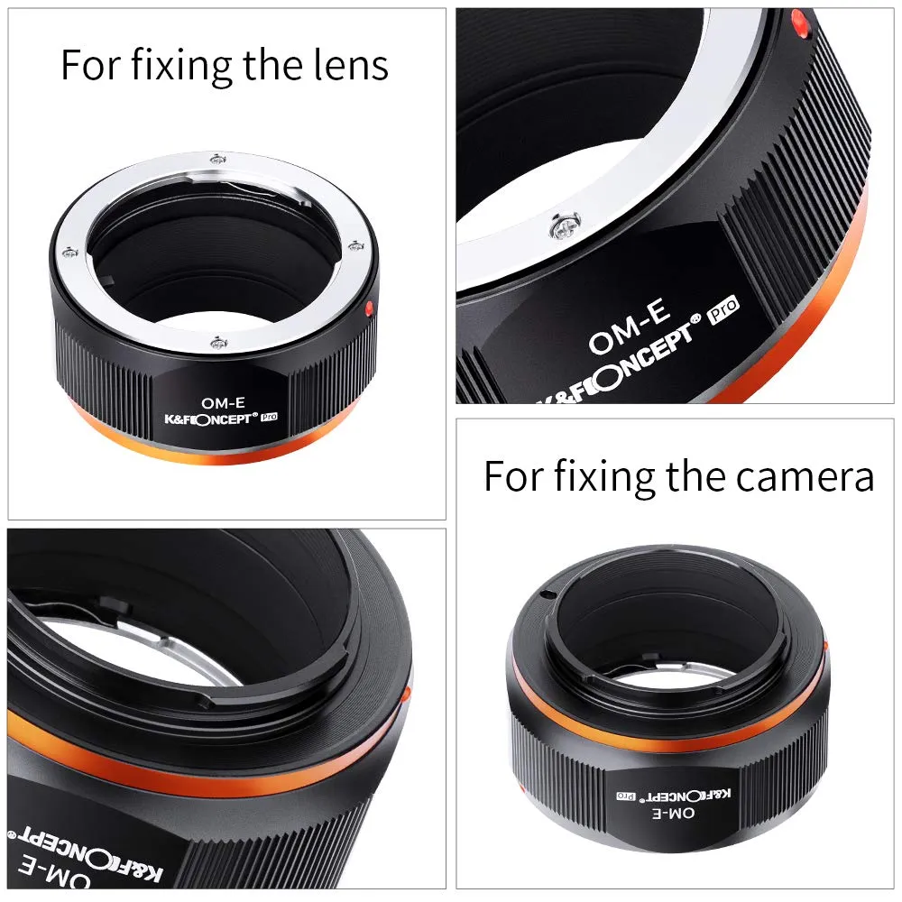 K&F Concept OM-NEX Adattatore Olympus OM Sony E