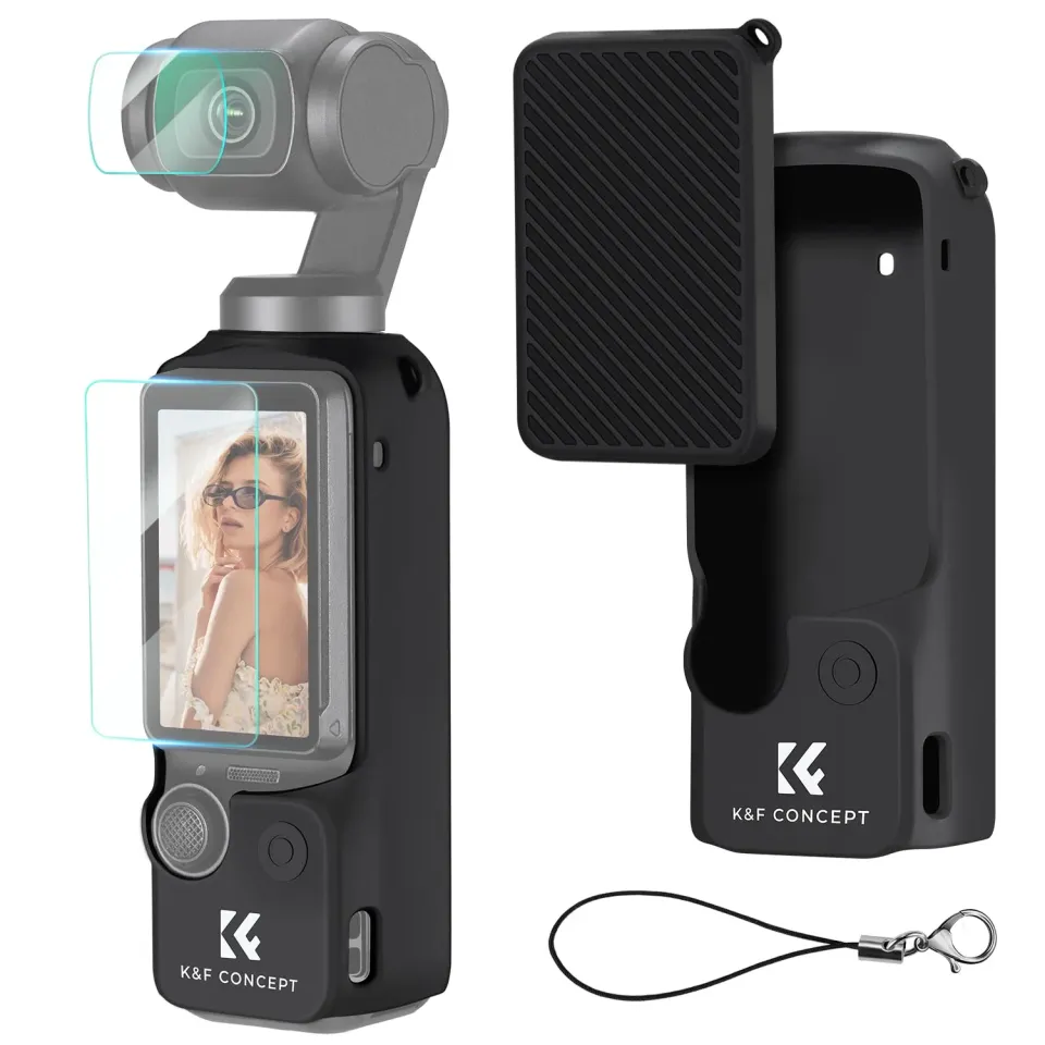 K&F Concept cover silicone DJI Osmo Pocket 3 kit 5 pezzi