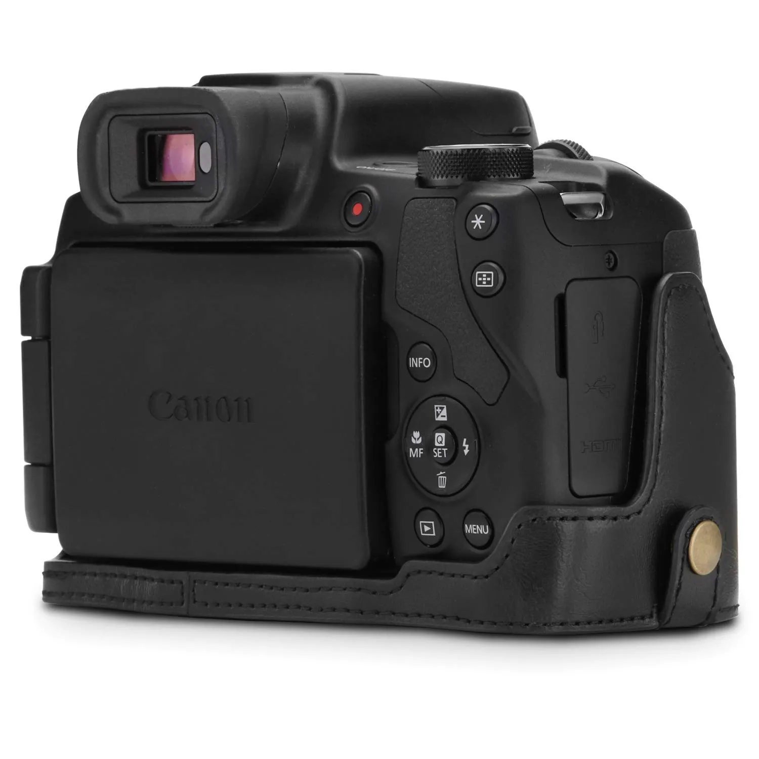 MegaGear Ever Ready custodia ecopelle Canon SX70 HS half-case