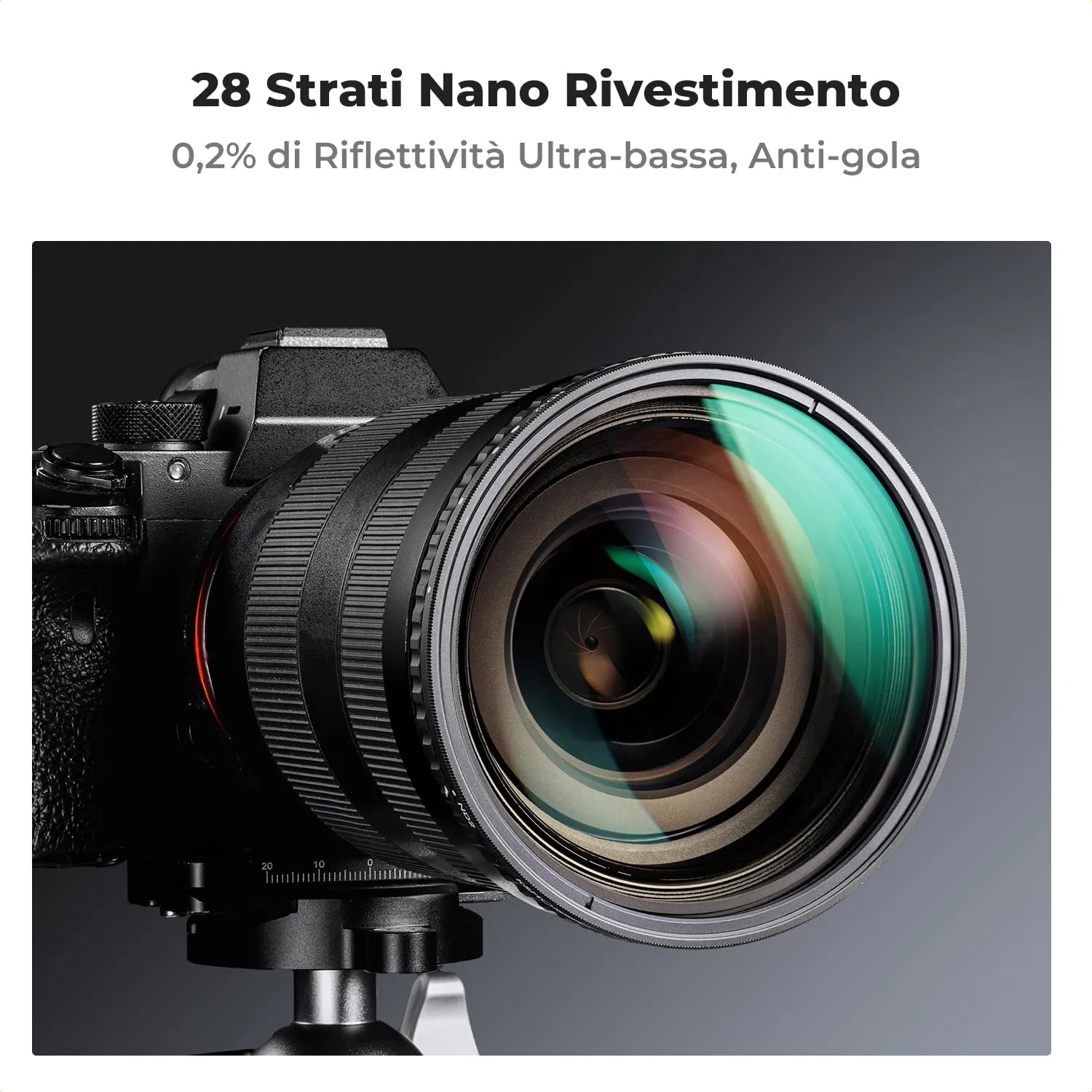 K&F Concept Nano-Xcel ND8-128 filtro variabile 67mm 3-7 stop