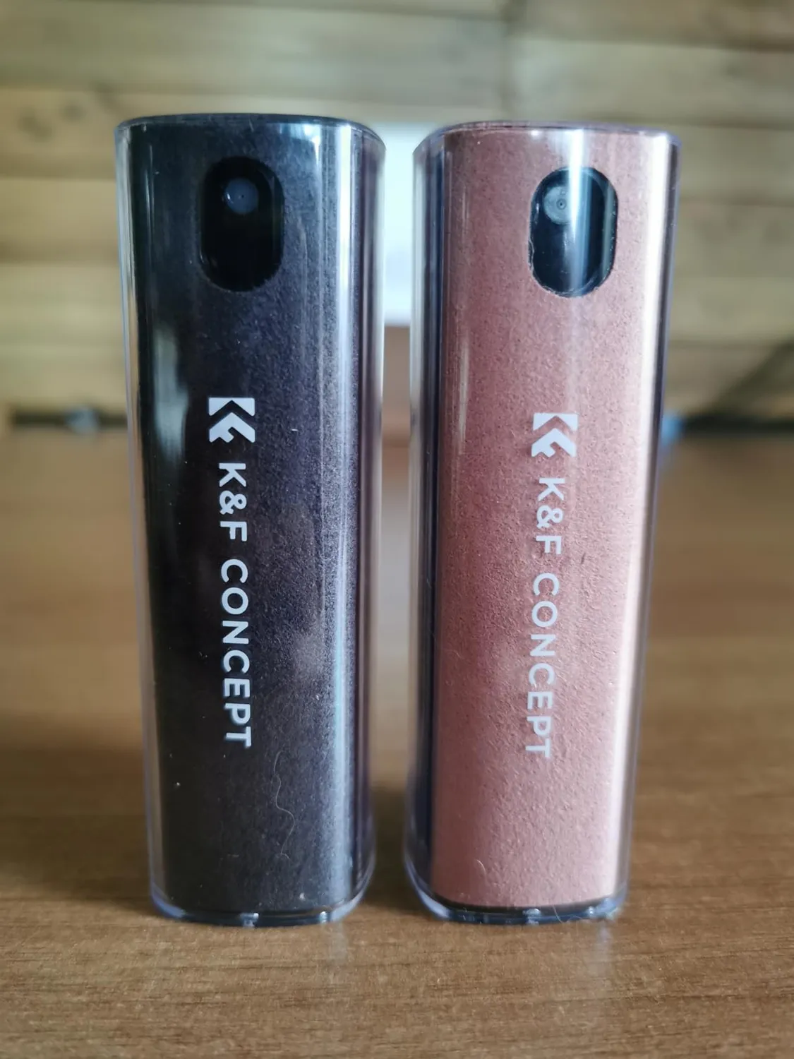 K&F Concept Screen Cleaner Spray 2x10ml Microfibra Grigi Rosa