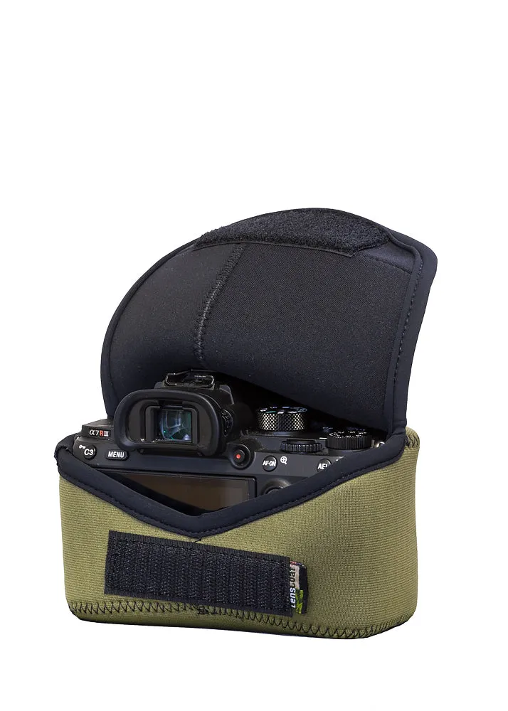 LensCoat BodyBag M custodia mirrorless nera in neoprene