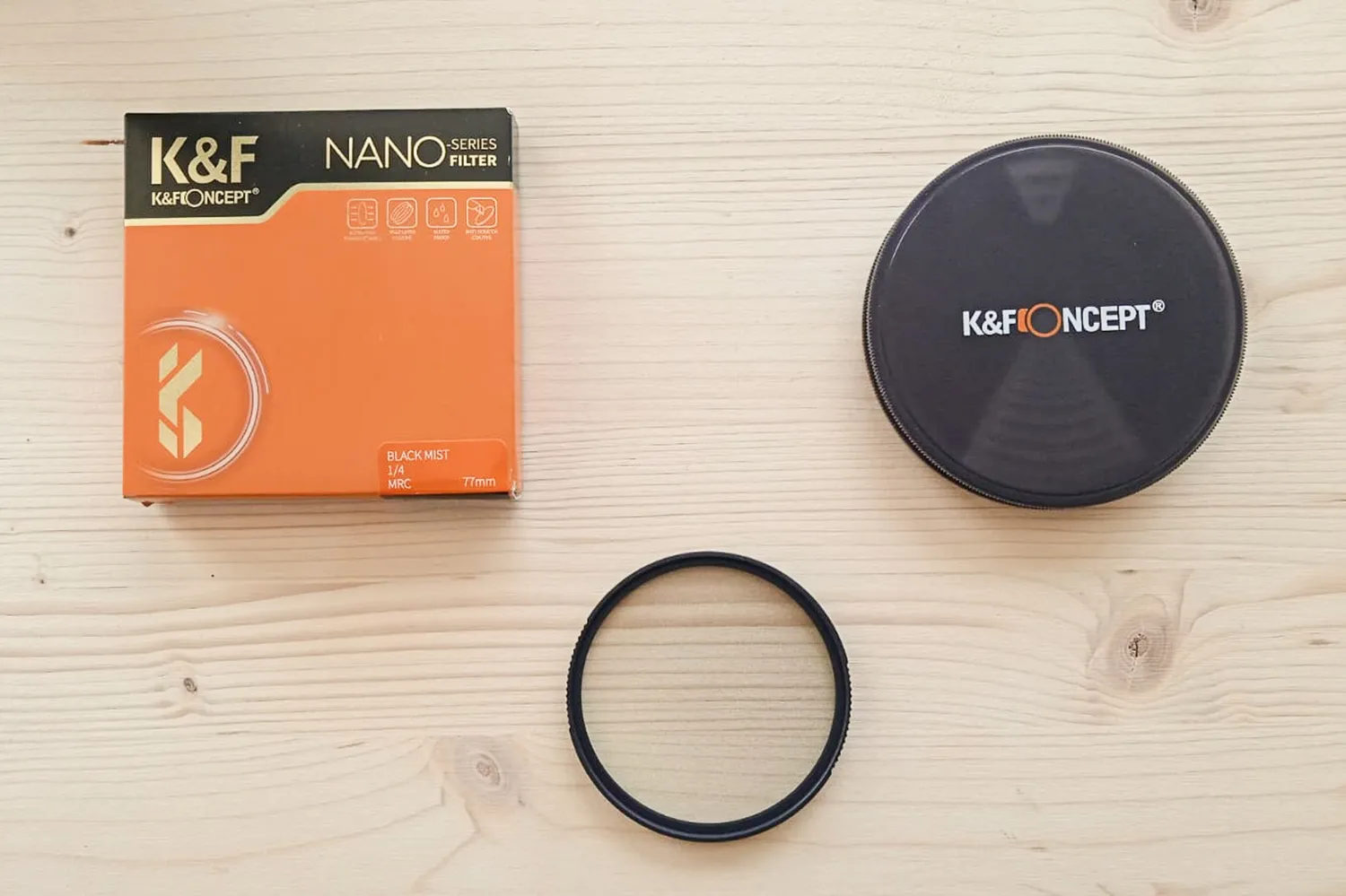 K&F Concept Nano-Xcel Black Mist 1/4 filtro 67mm cinema
