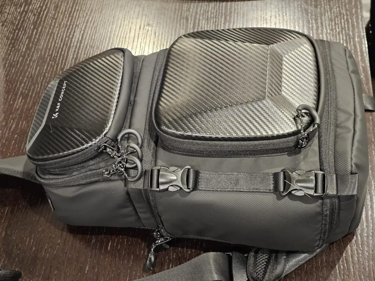 K&F Concept borsa fotografica tracolla M nera impermeabile