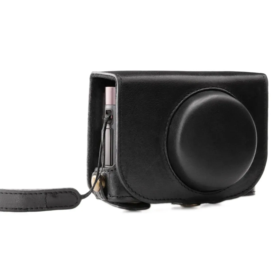MegaGear MG1286 Ever Ready Custodia Leica C Typ112 vera pelle nera