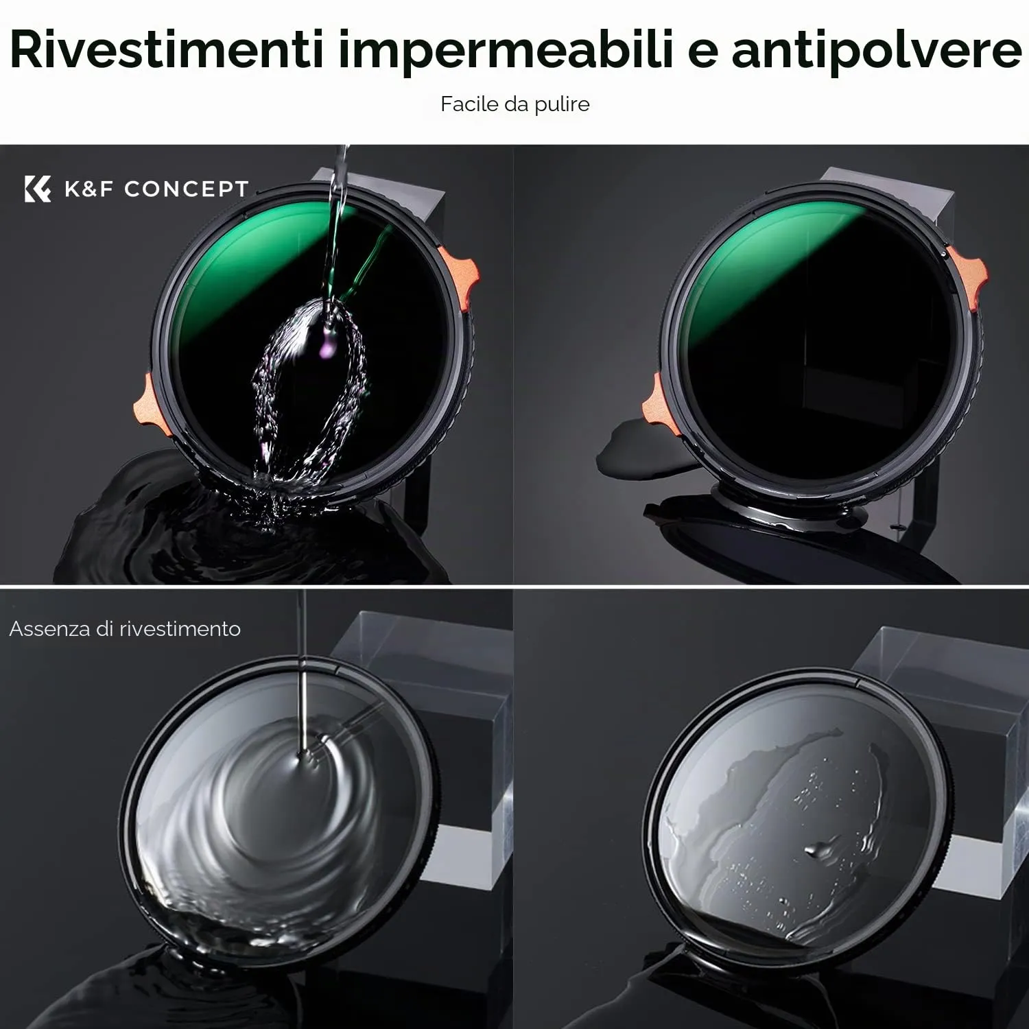 K&F Concept Nano-Xcel Filtro 67mm ND4-64 CPL 2in1