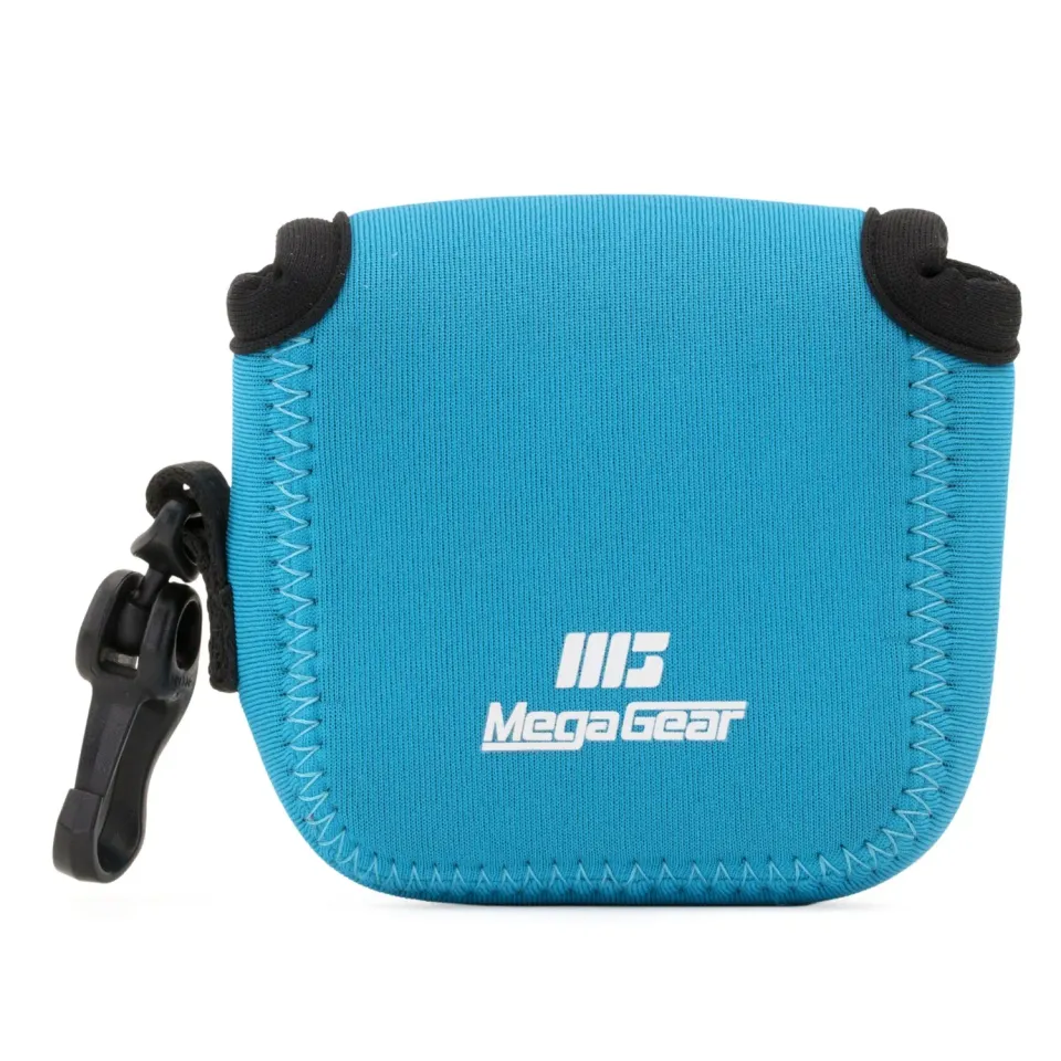 MegaGear custodia neoprene action cam blu piccola