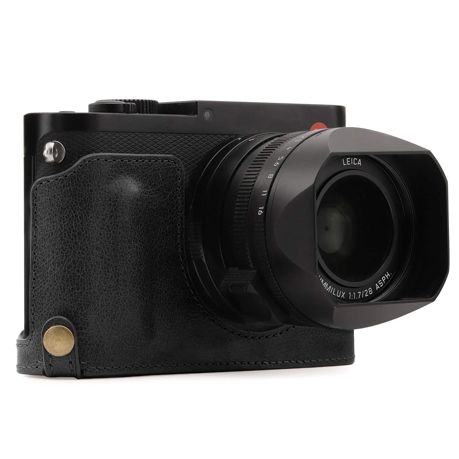 MegaGear Leica Q-P Q Typ 116 custodia pelle nera