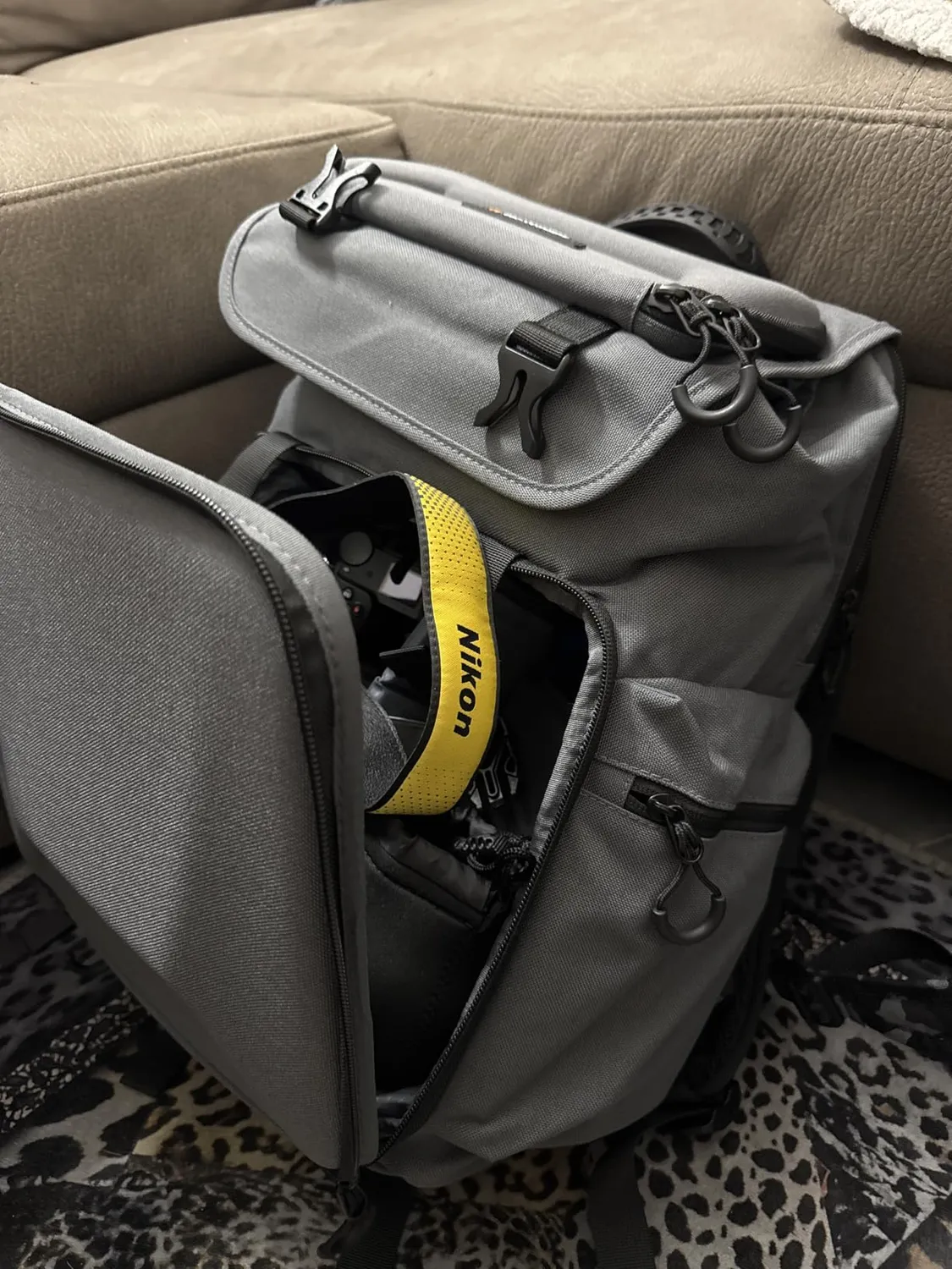 K&F Concept Zaino Fotocamera Nero 25L