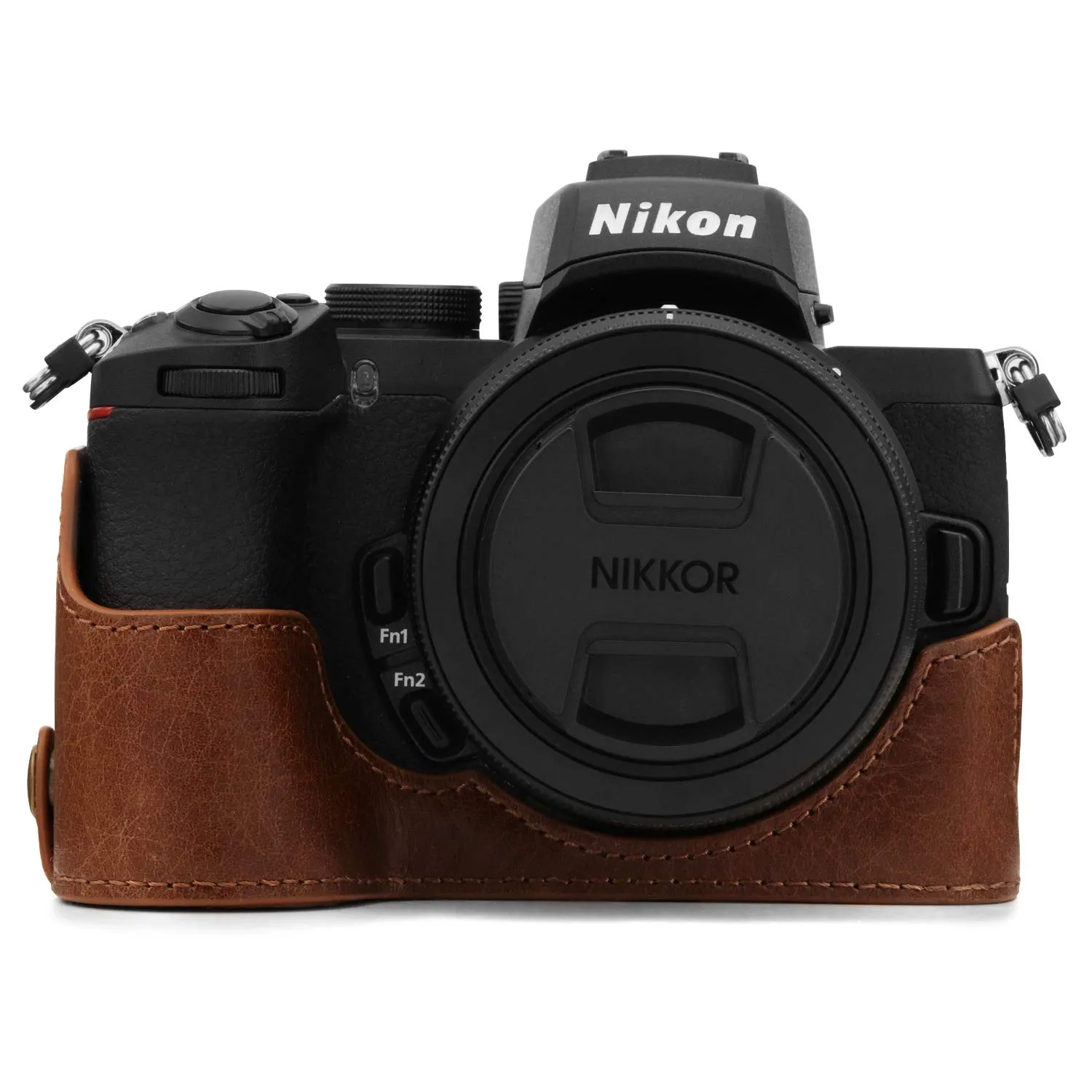 MegaGear Nikon Z50 MG1812 custodia pelle marrone ever ready