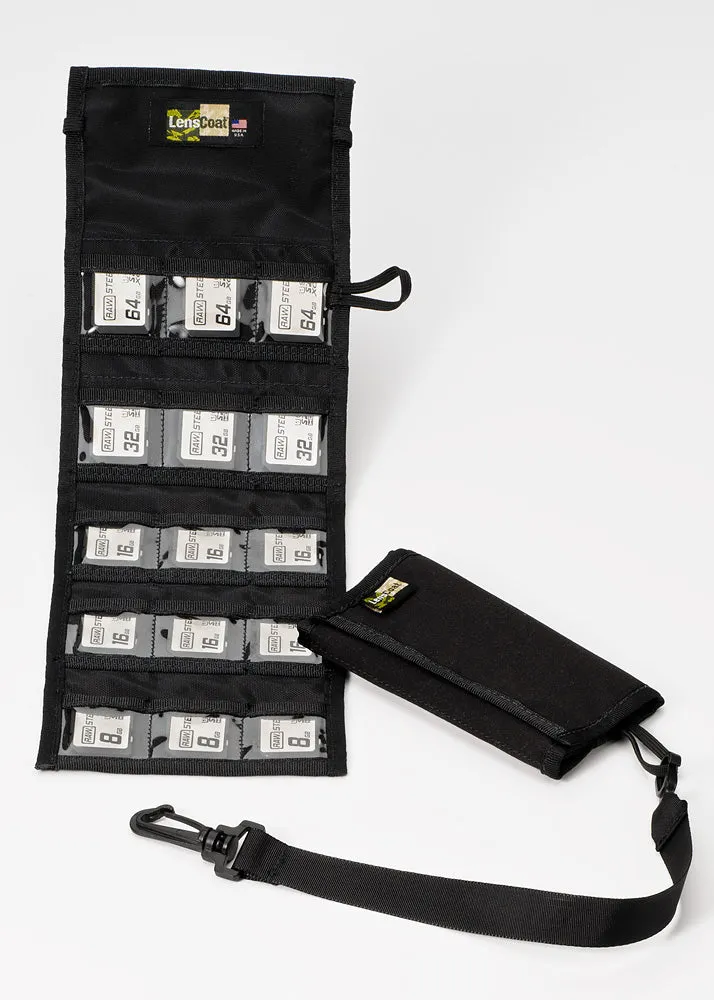 LensCoat Memory Wallet SD15 portaschede SD nero 15 posti