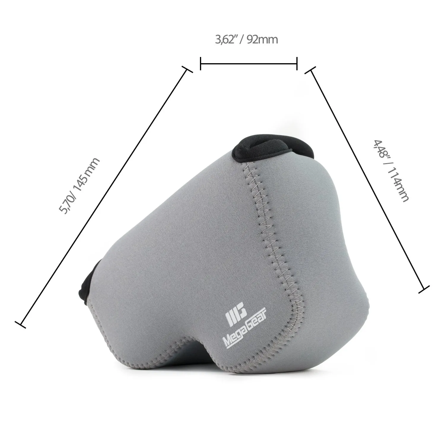MegaGear MG726 custodia neoprene Nikon B500 grigia
