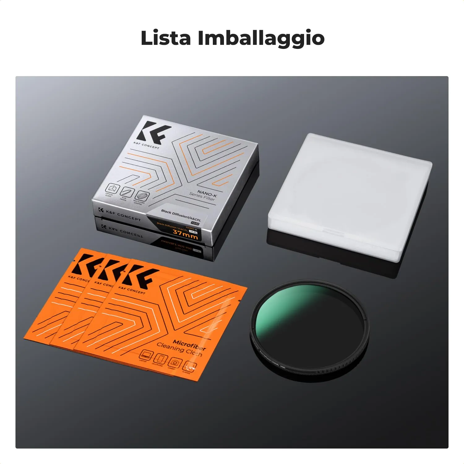 K&F Concept Filtro 67mm Black-Mist 1/4 CPL 2 in 1 Nano