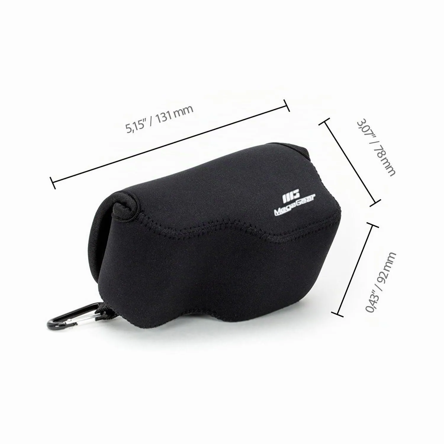 MegaGear Ultra Light Custodia Neoprene Sony A5100 Nera