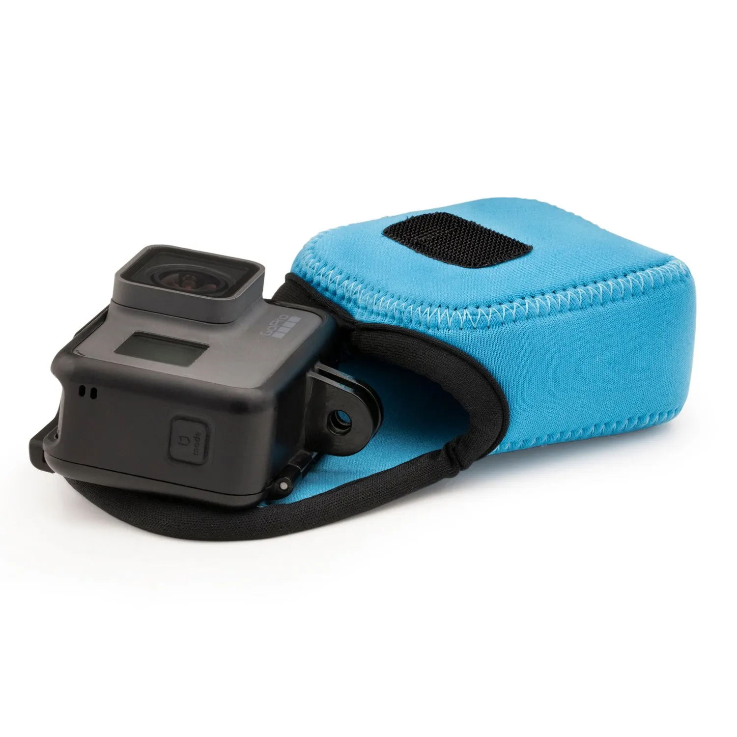 MegaGear custodia neoprene action cam blu piccola