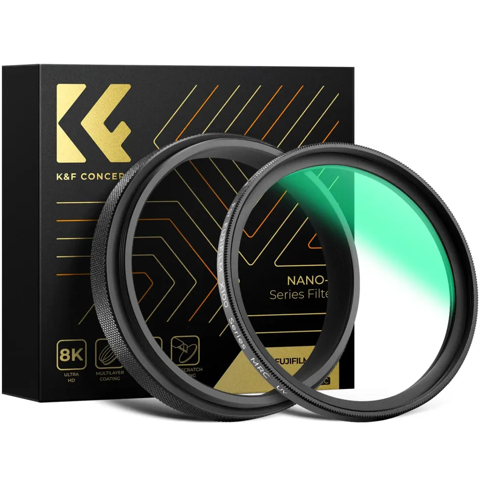 K&F Concept Nano-Xcel Filtro UV X100 Nero protezione