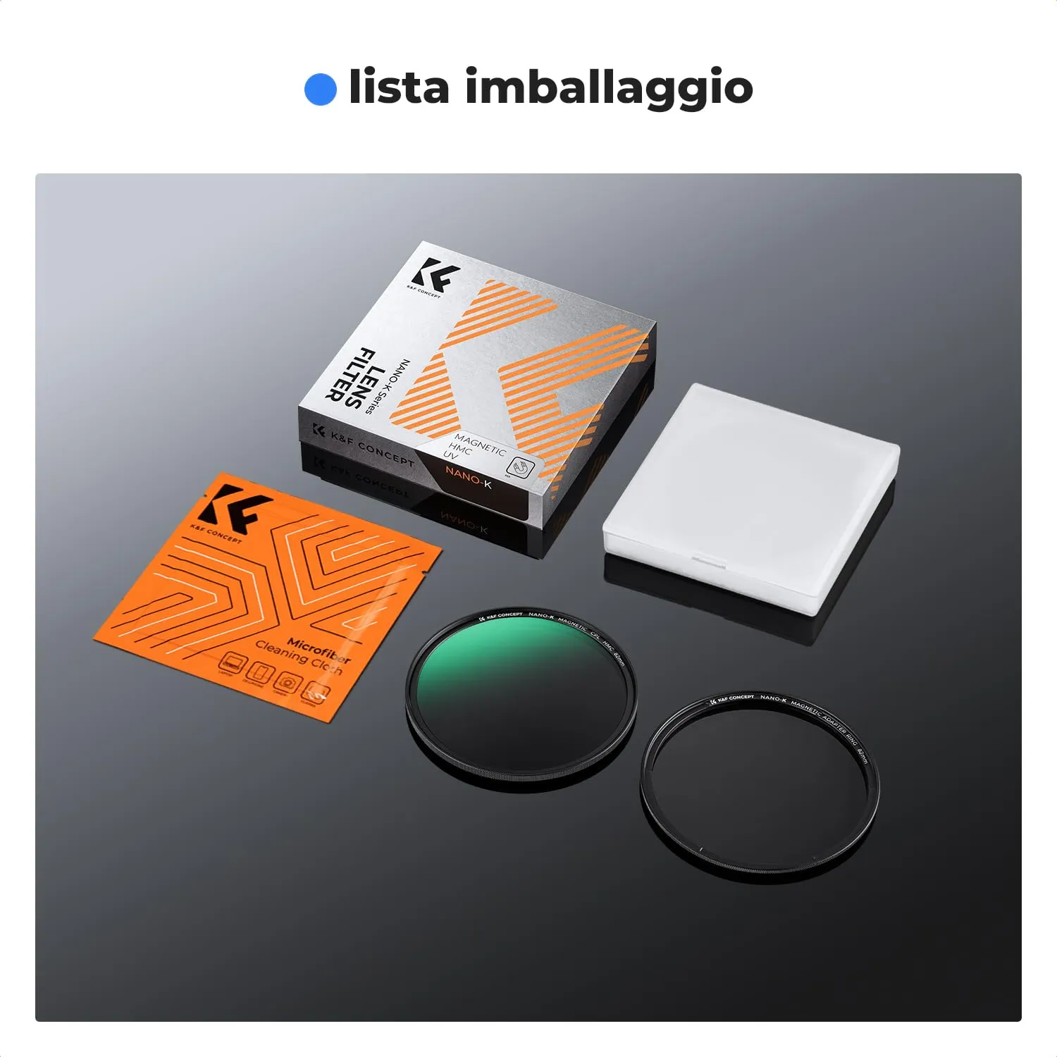 K&F Concept Nano-Klear Filtro CPL Magnetico 67mm