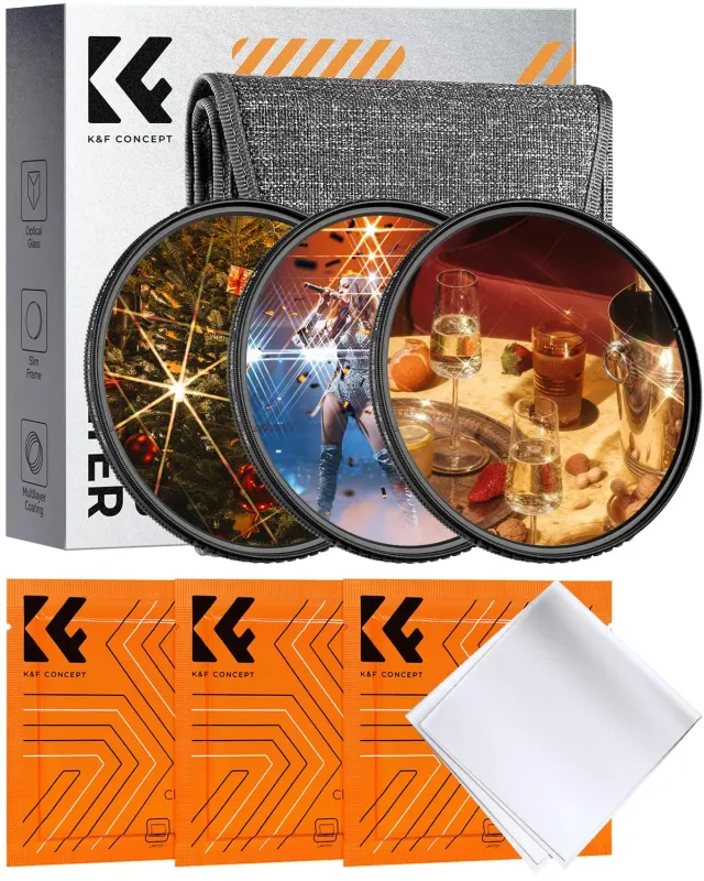 K&F Concept Nano-Klear Kit Filtri Stella 82mm 4+6+8 Punti