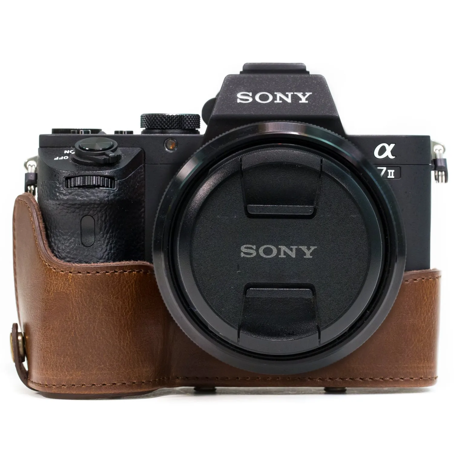 MegaGear Ever Ready custodia Sony A7 II 28-70mm marrone scuro