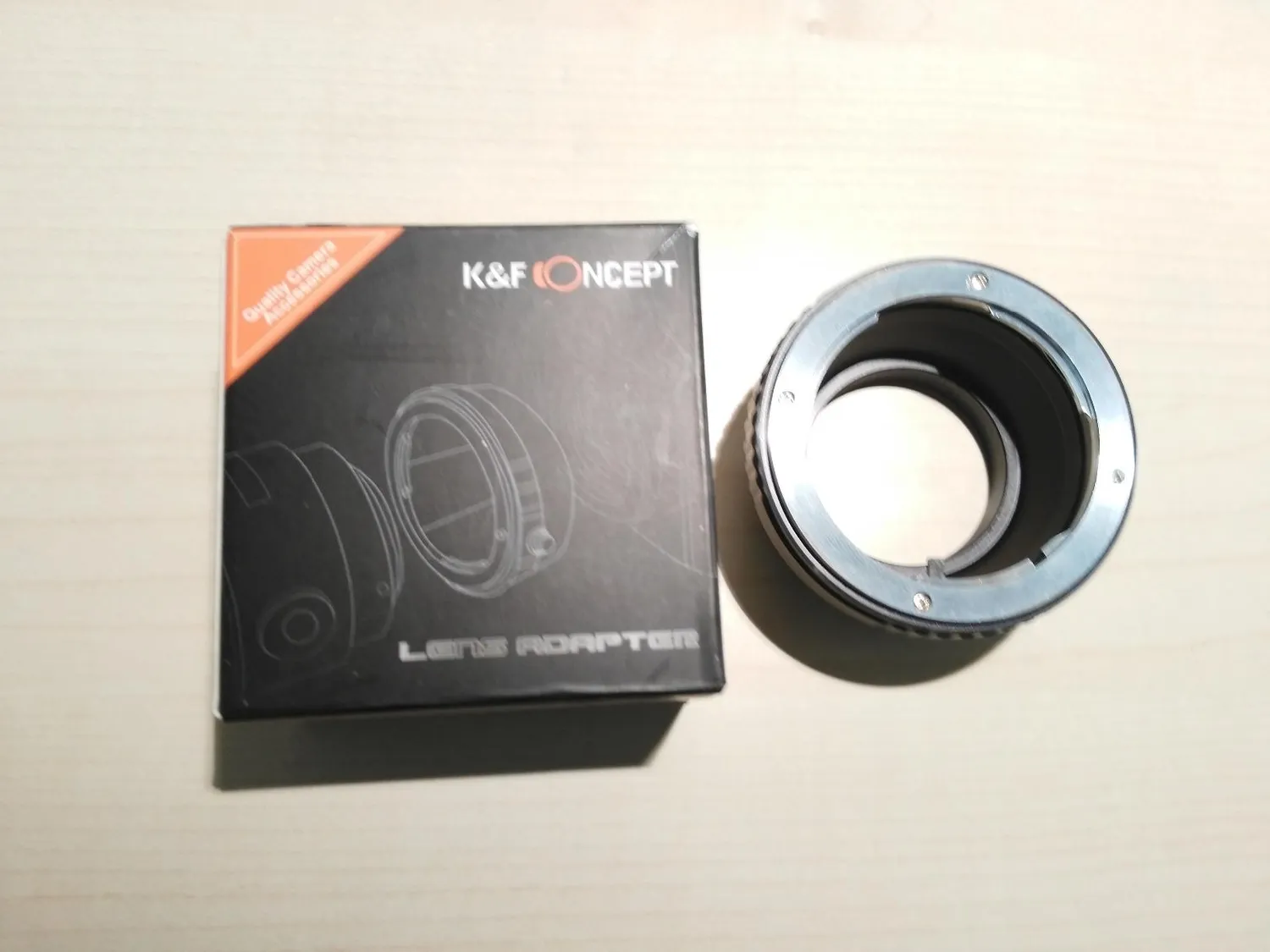 K&F Concept adattatore OM-Micro 4/3 manuale metallo