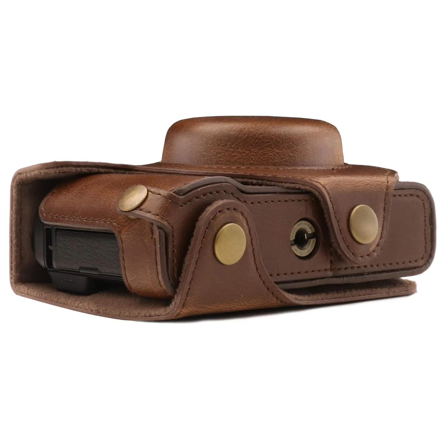 MegaGear Ever Ready Custodia Pelle Fujifilm XF10 Marrone
