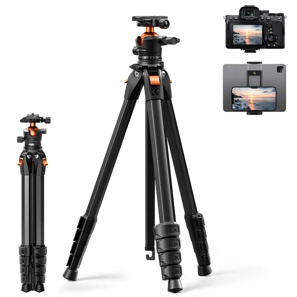 K&F Concept Treppiede 162cm Testa a Sfera 10kg