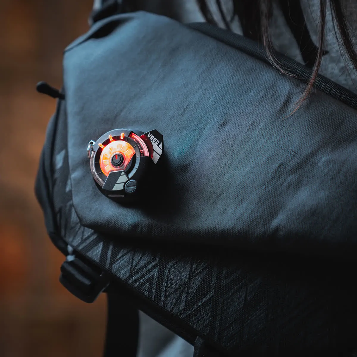 VSGO Black Snipe V1.0 torcia EDC 42 g luce bianca rossa