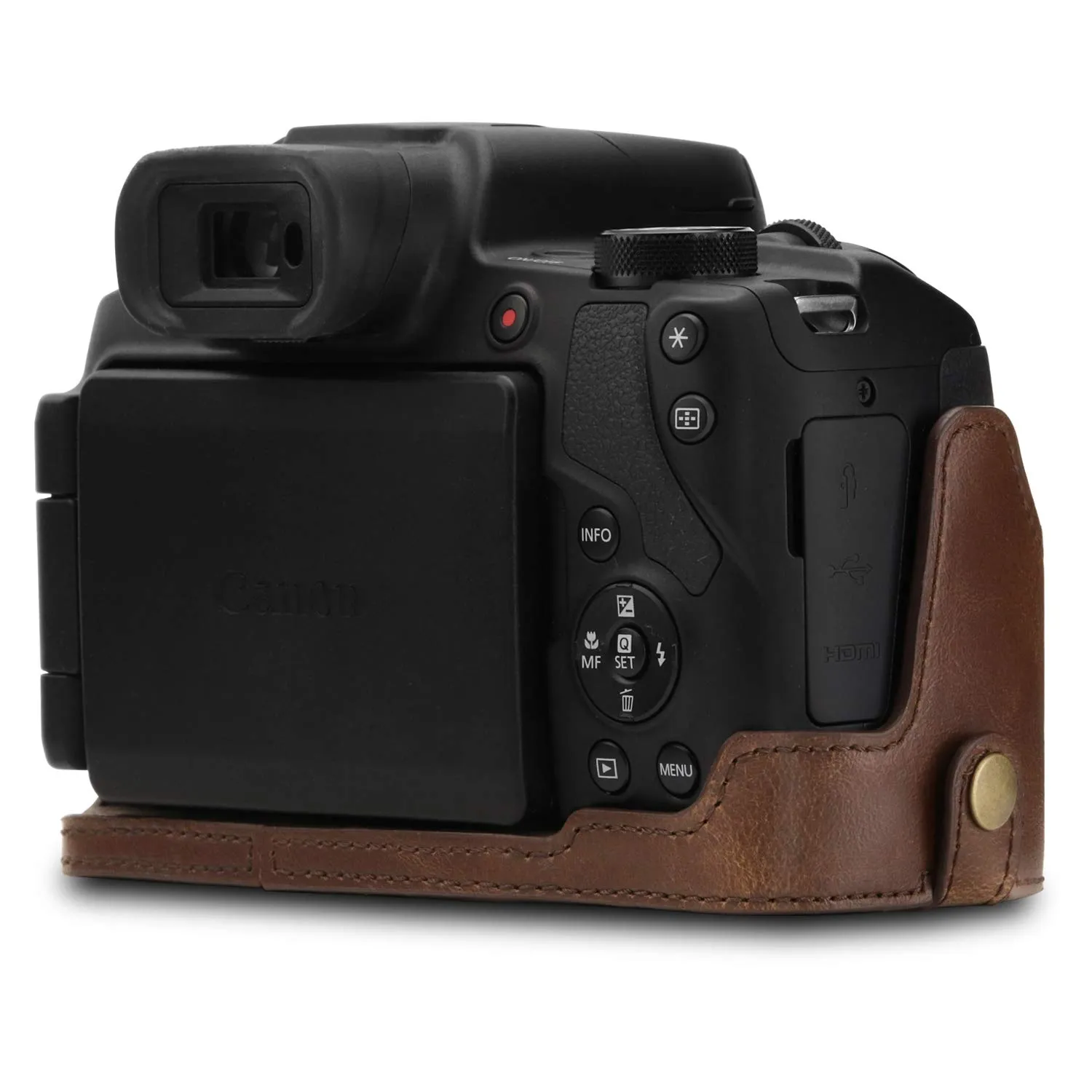MegaGear Ever Ready mezza custodia ecopelle Canon SX70 HS
